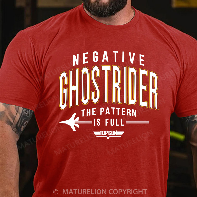 Maturelion Men's T-Shirt Negative Ghost Rider the Pattern Is Full Graphic Cotton T-Shirt