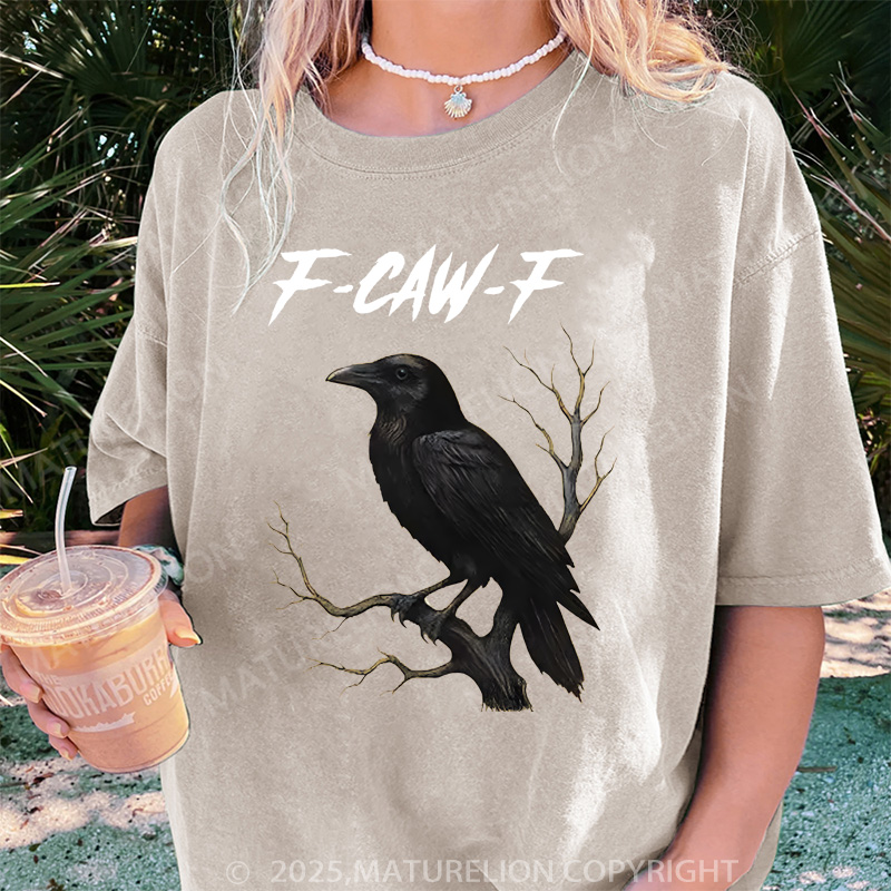 Maturelion F-Caw-F DTG Washed T-Shirt