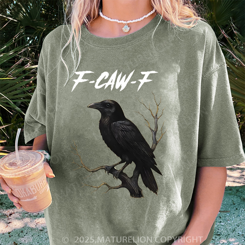 Maturelion F-Caw-F DTG Washed T-Shirt