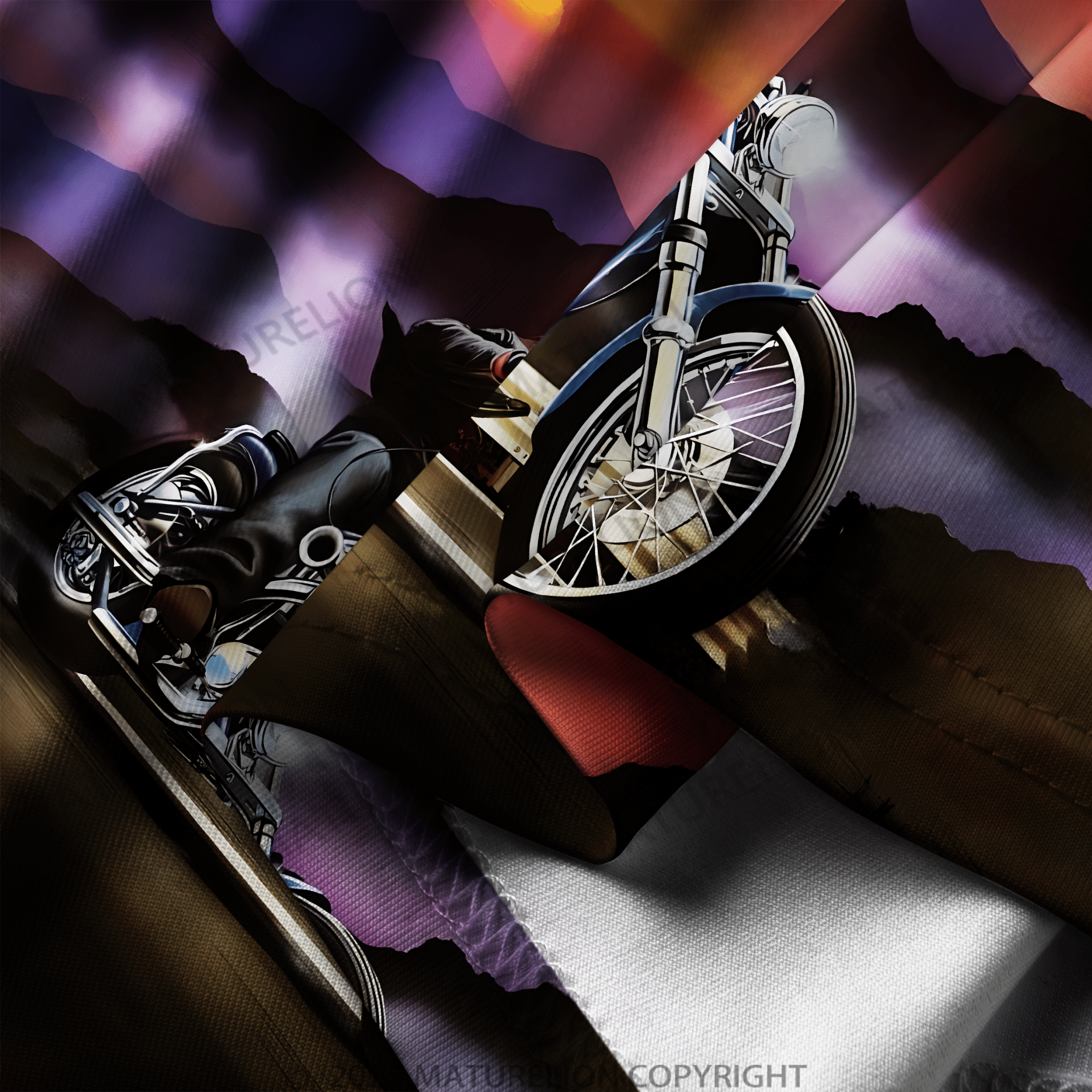 Maturelion Men's Polo Shirt vintage V-Neck Polo Shirt