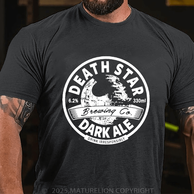 Maturelion Men's T-Shirt Dark Ale T-Shirt (Free Customization)