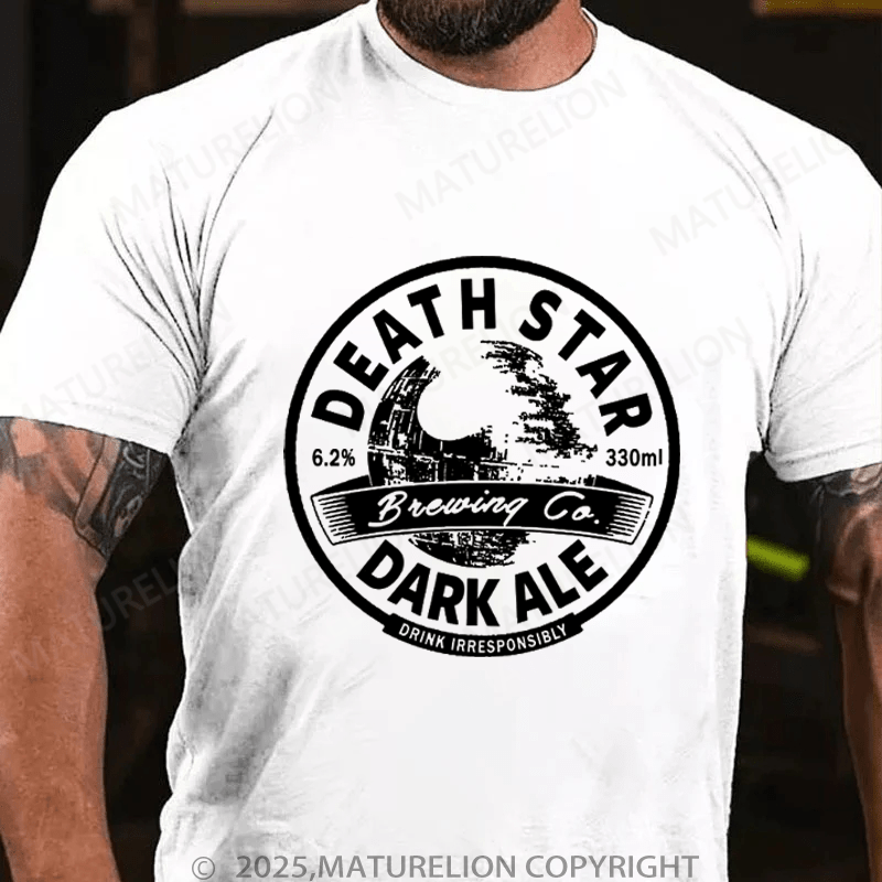 Maturelion Men's T-Shirt Dark Ale T-Shirt (Free Customization)