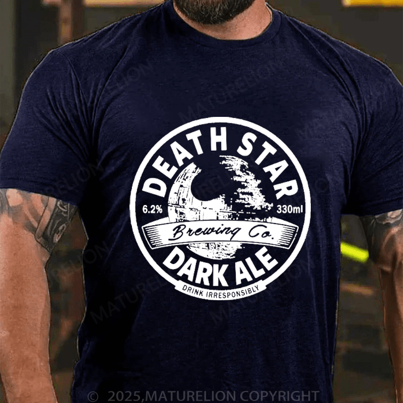 Maturelion Men's T-Shirt Dark Ale T-Shirt (Free Customization)