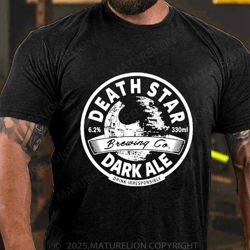 Maturelion Men's T-Shirt Dark Ale T-Shirt (Free Customization)