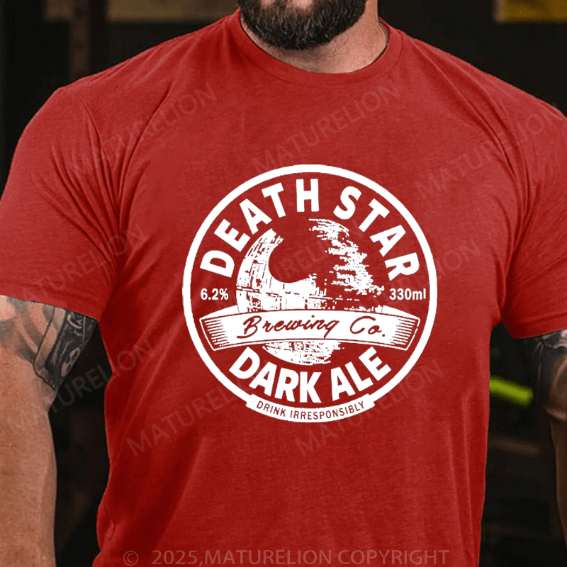 Maturelion Men's T-Shirt Dark Ale T-Shirt (Free Customization)