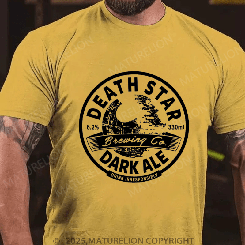 Maturelion Men's T-Shirt Dark Ale T-Shirt (Free Customization)