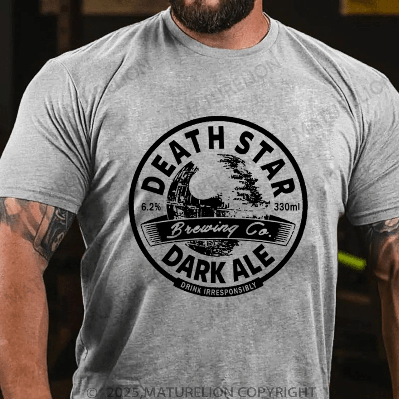 Maturelion Men's T-Shirt Dark Ale T-Shirt (Free Customization)