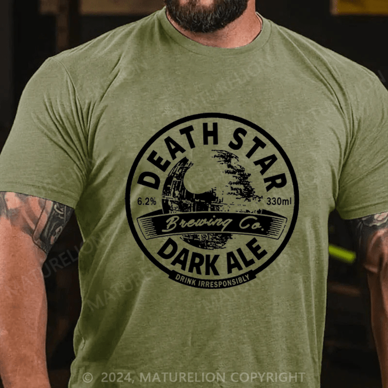 Maturelion Men's T-Shirt Dark Ale T-Shirt (Free Customization)