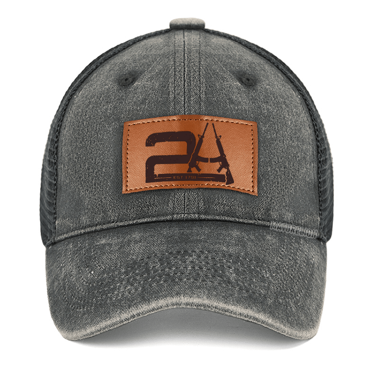 Maturelion 2a Est 1791 Woven Patch Leather Patch Caps-Maturelion