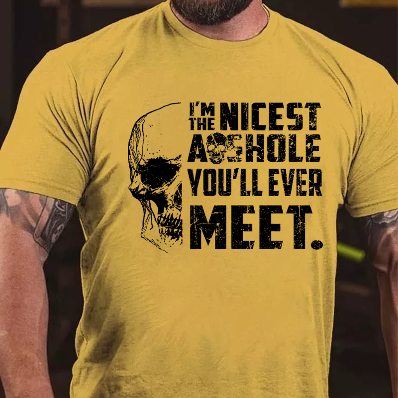 Maturelion I'm The Nicest Asshole You'll Ever Meet T-shirt-Maturelion