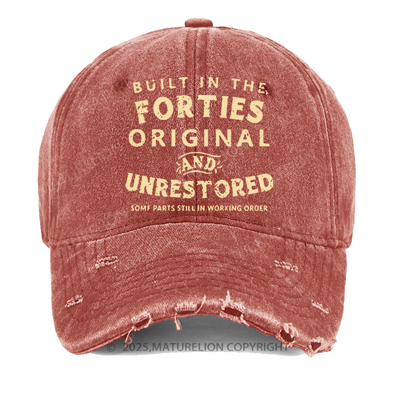 Maturelion Built In The Forties Original And Unrestored Some Parts Still In Working Order Washed Vintage Cap-Maturelion