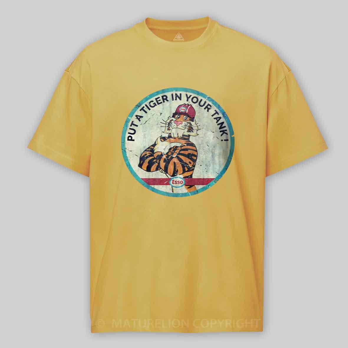 Maturelion Put a Tiger in Your Tank Cotton T-shirt