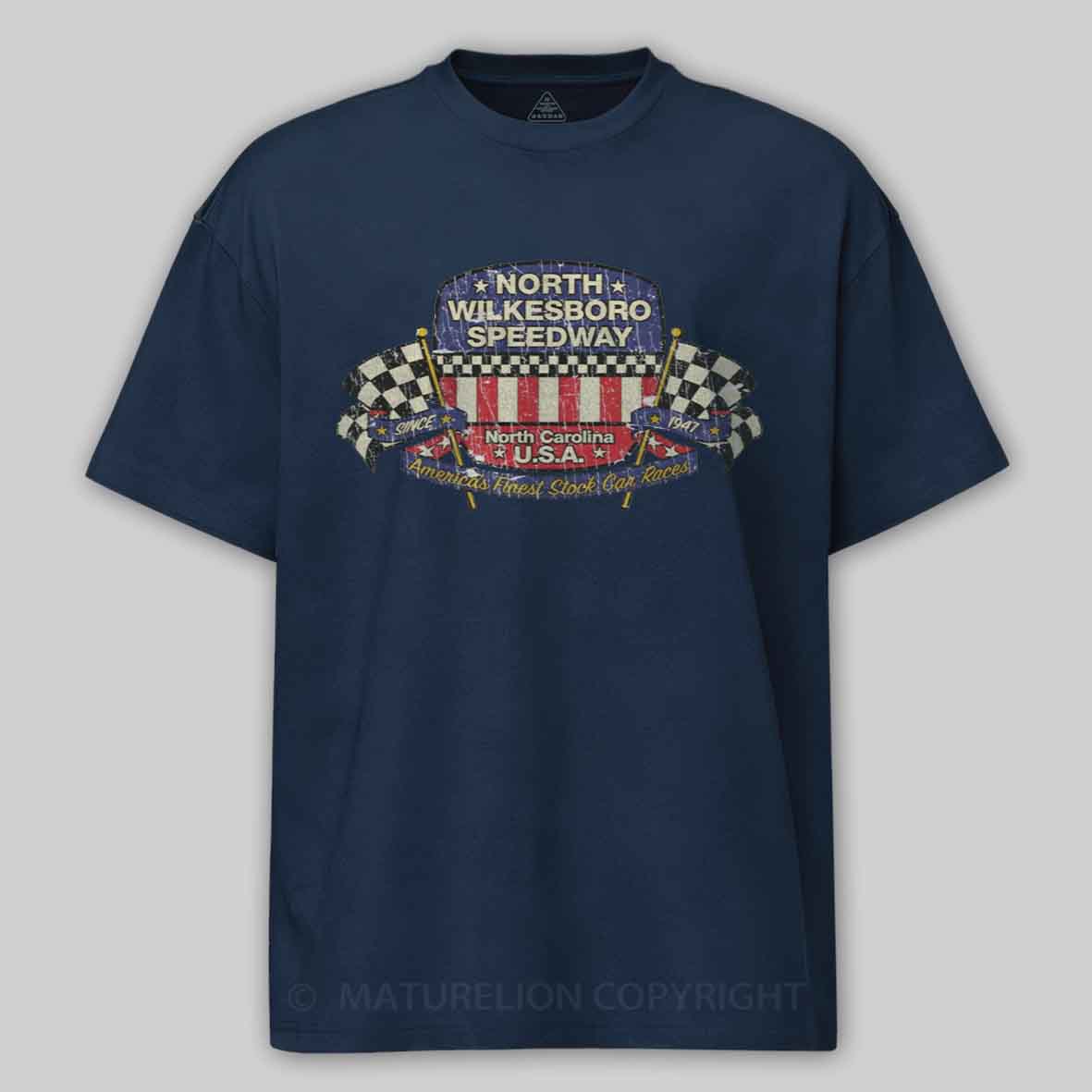 Maturelion North Wilkesboro Speedway 1947 Cotton T-shirt