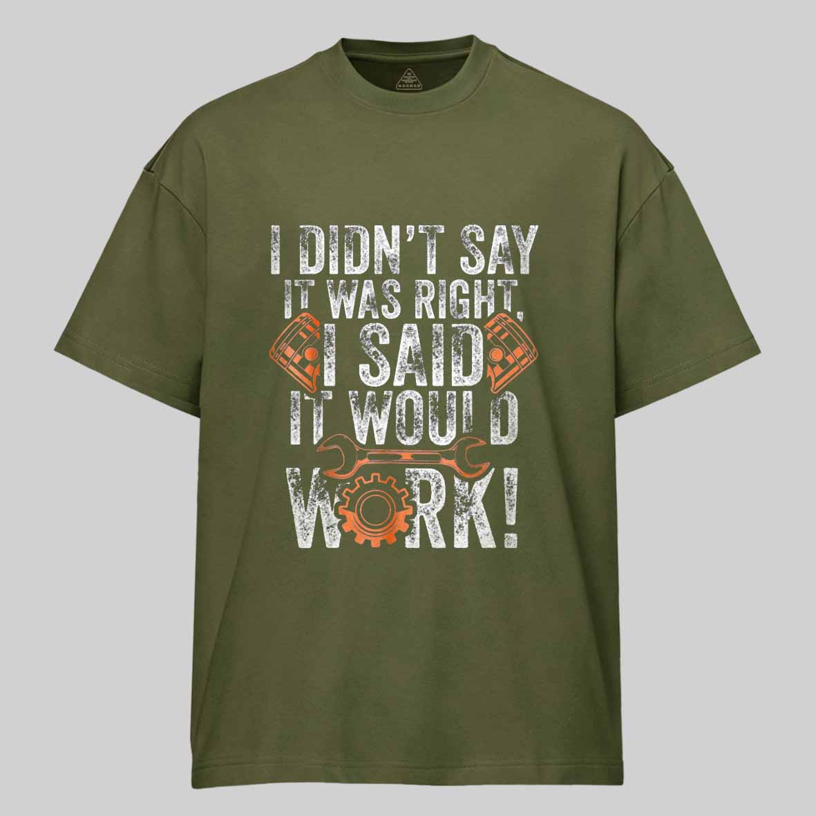 Maturelion Diesel Mechanic For Men With Saying Gift for Mechanics Cotton T-shirt