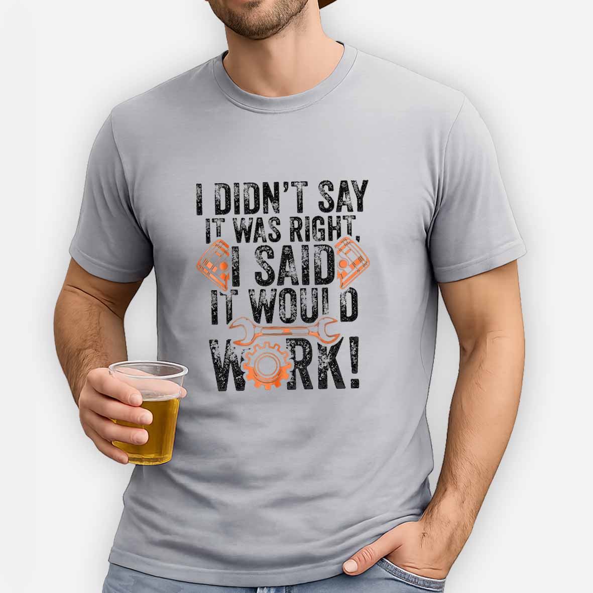 Maturelion Diesel Mechanic For Men With Saying Gift for Mechanics Cotton T-shirt