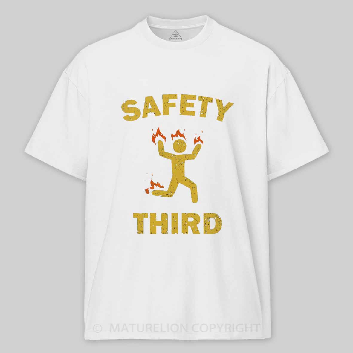 Maturelion Safety Third Cotton T-shirt