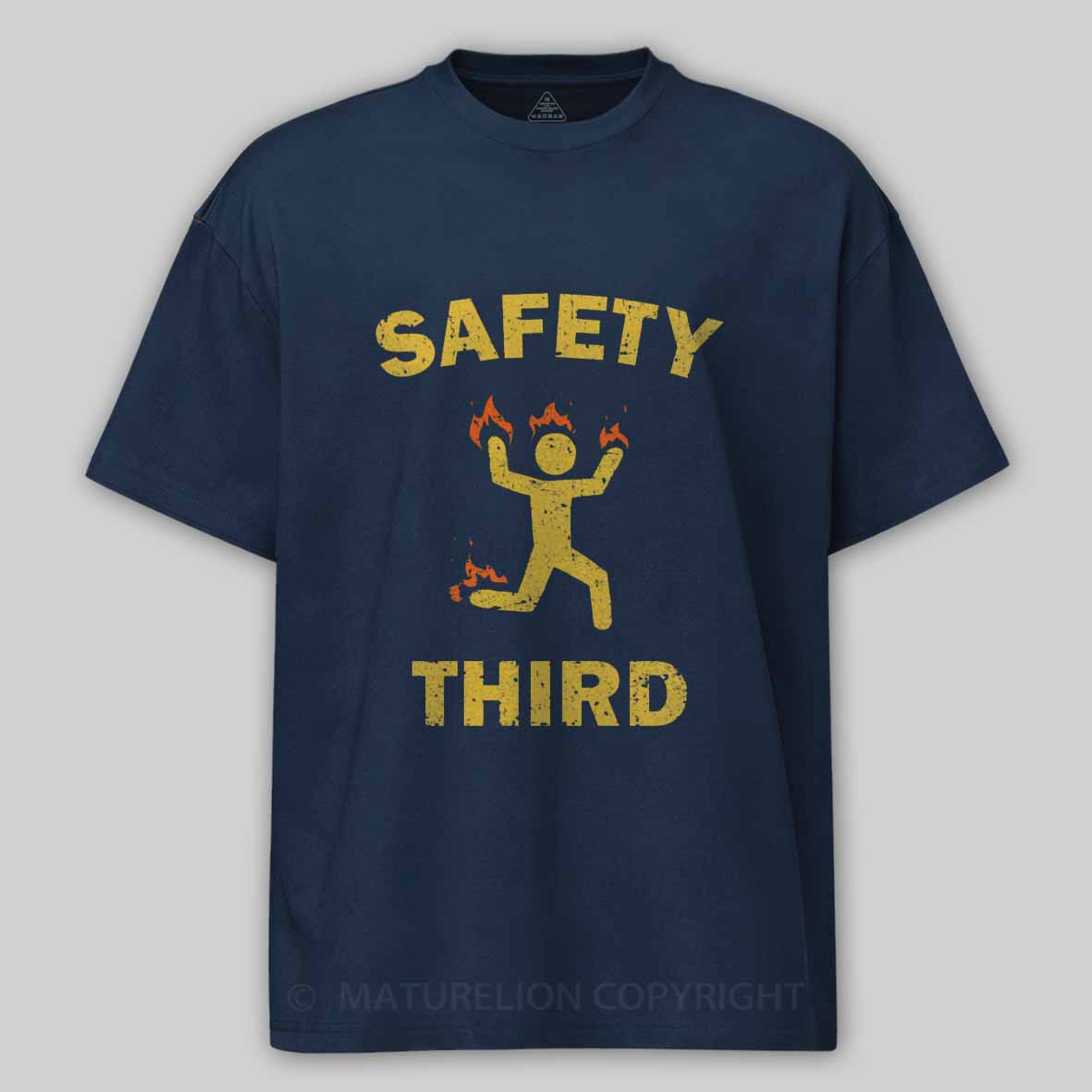 Maturelion Safety Third Cotton T-shirt