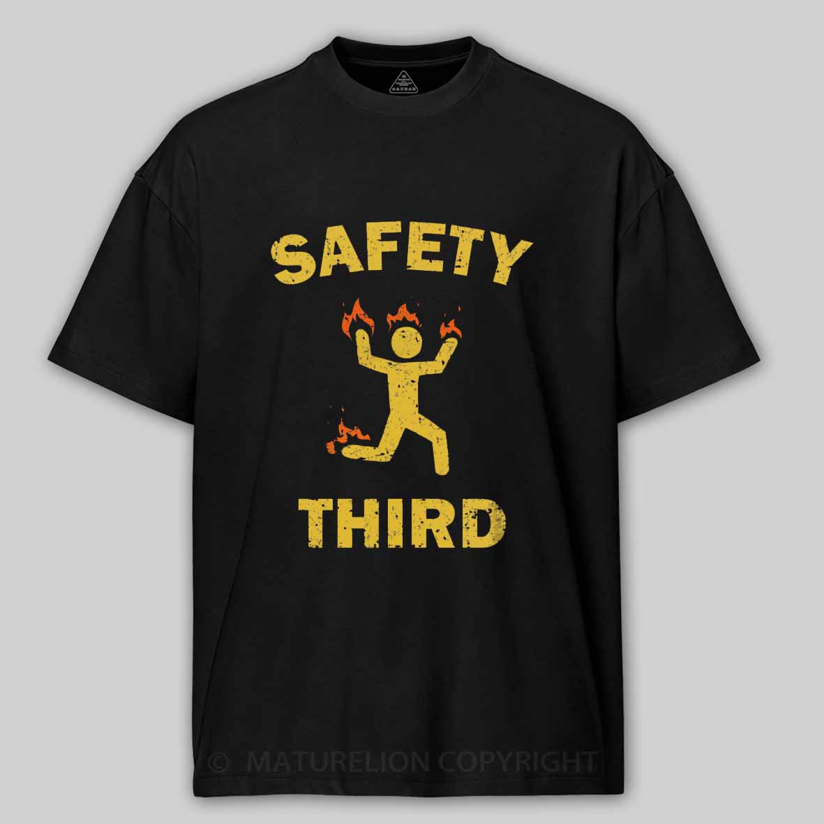 Maturelion Safety Third Cotton T-shirt