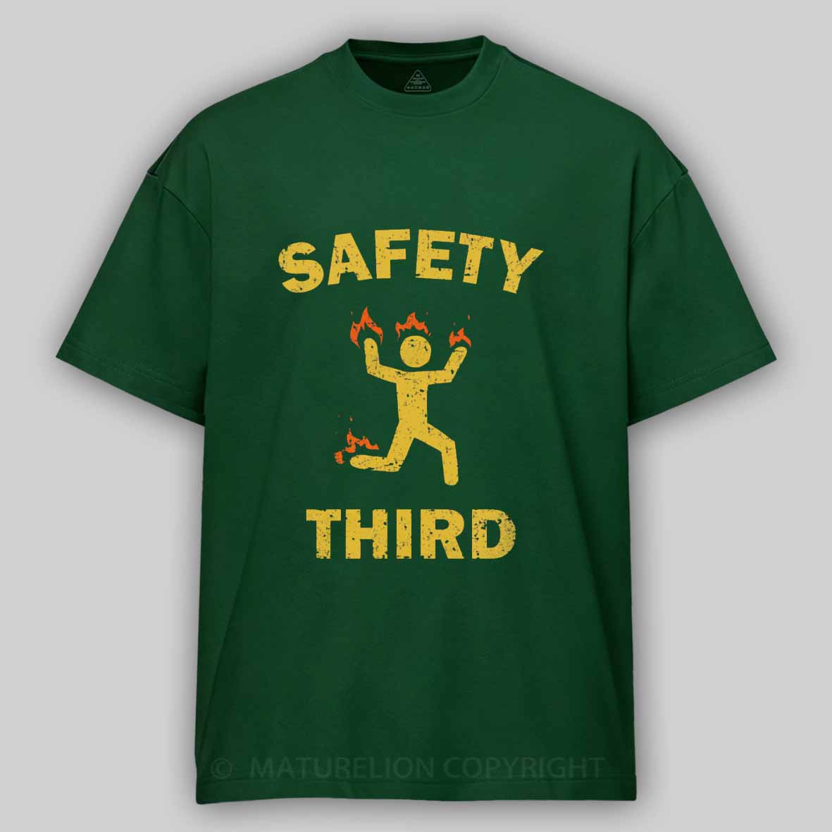 Maturelion Safety Third Cotton T-shirt