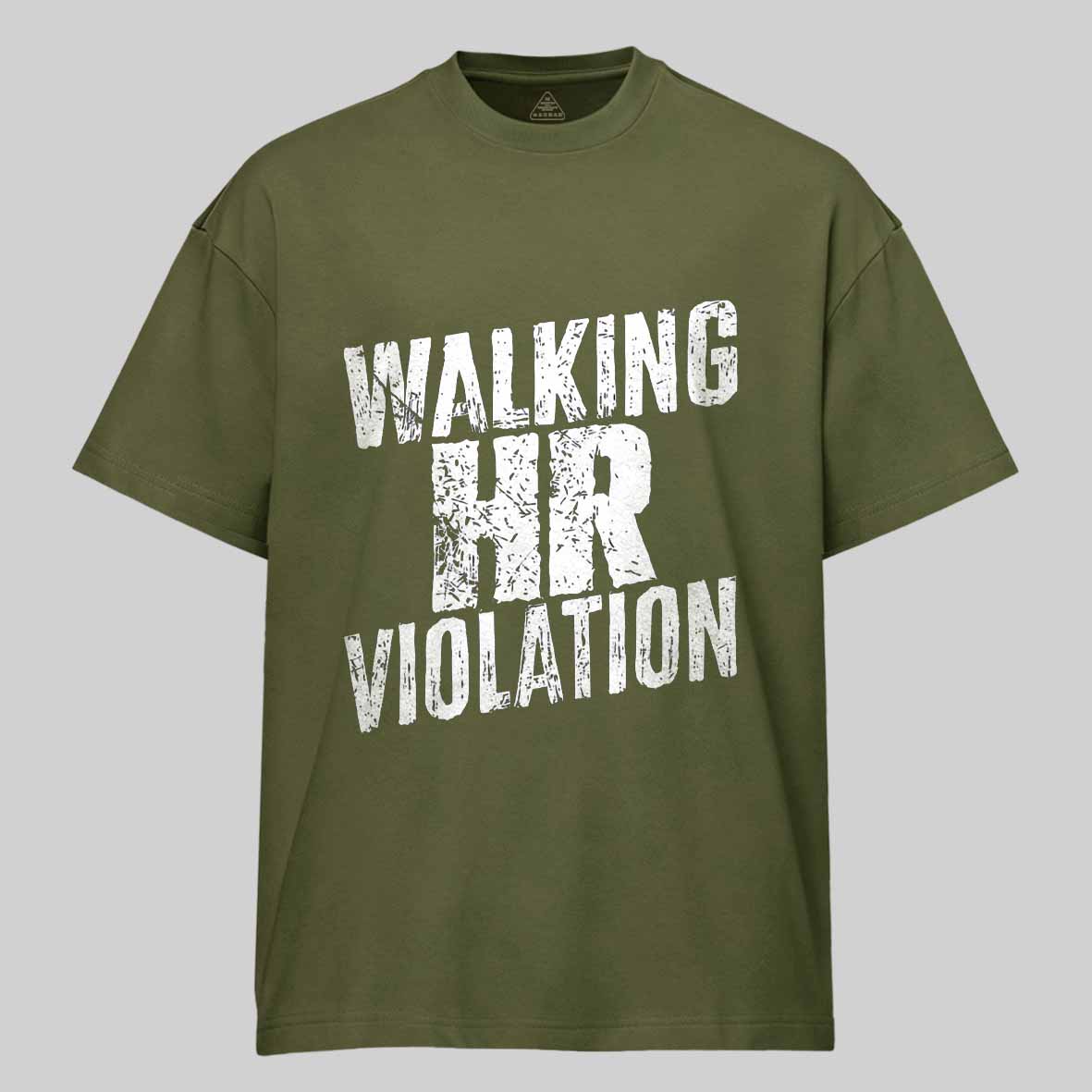 Maturelion Walking HR Violation Cotton T-shirt