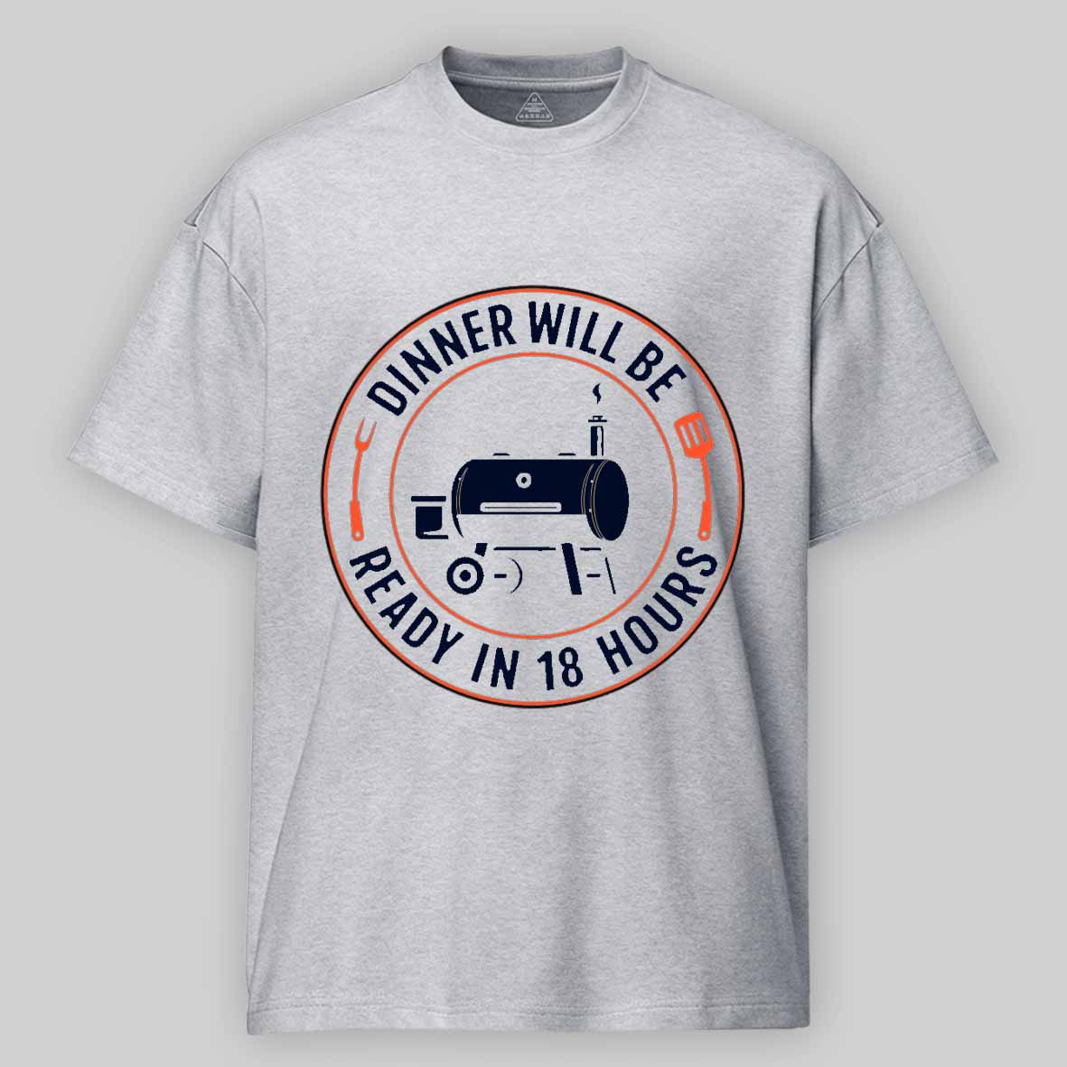 Maturelion BBQ Dad Smoker Humor – 18 Hour Meat Master Cotton T-shirt