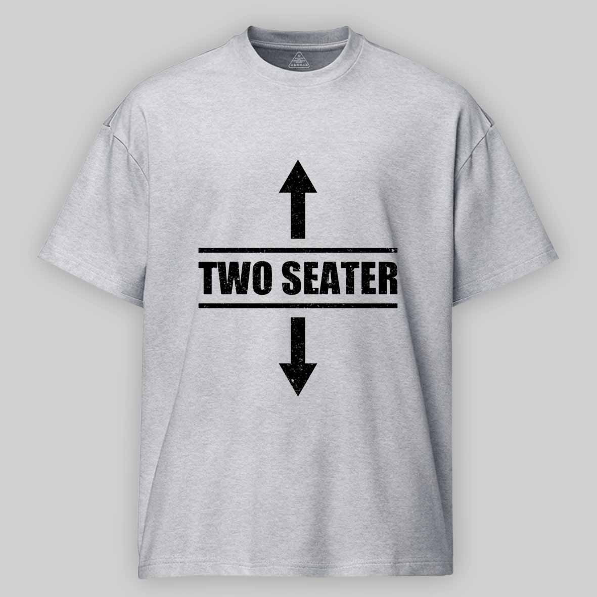 Maturelion Two Seater Arrows Funny College Humor Sarcastic Cotton T-shirt