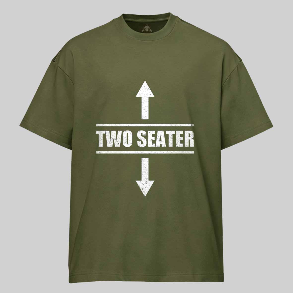 Maturelion Two Seater Arrows Funny College Humor Sarcastic Cotton T-shirt