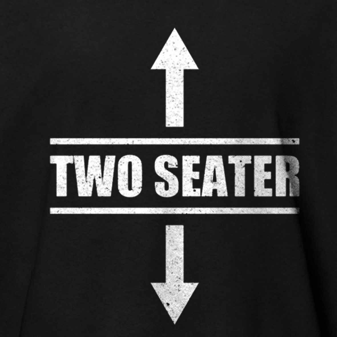 Maturelion Two Seater Arrows Funny College Humor Sarcastic Cotton T-shirt