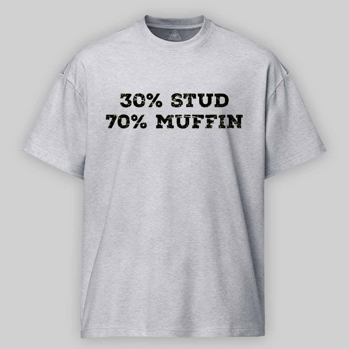 Maturelion 30% Stud 70% Muffin - funny valentines day Cotton T-shirt