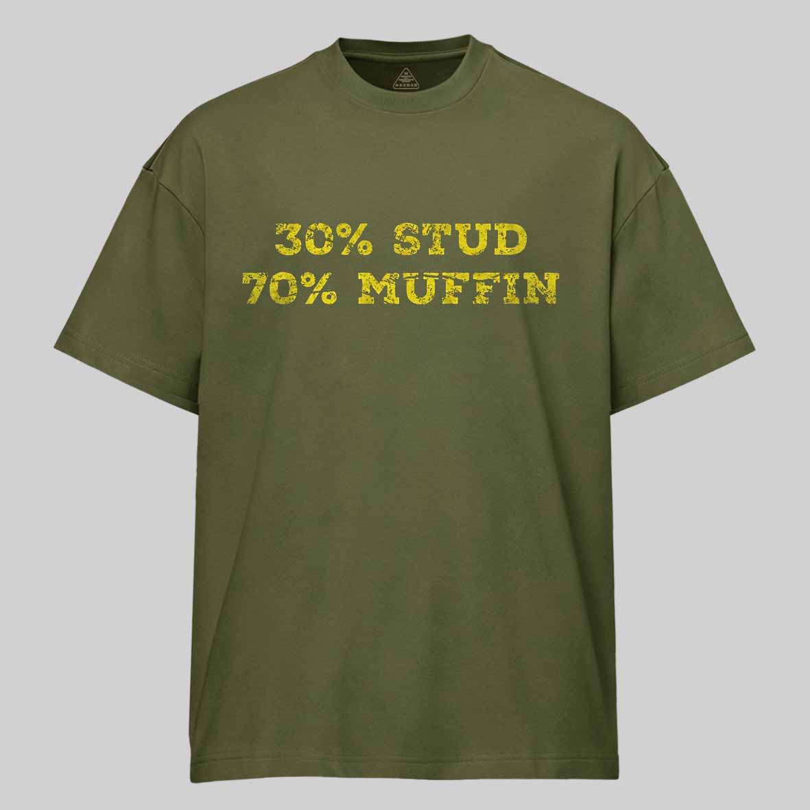 Maturelion 30% Stud 70% Muffin - funny valentines day Cotton T-shirt