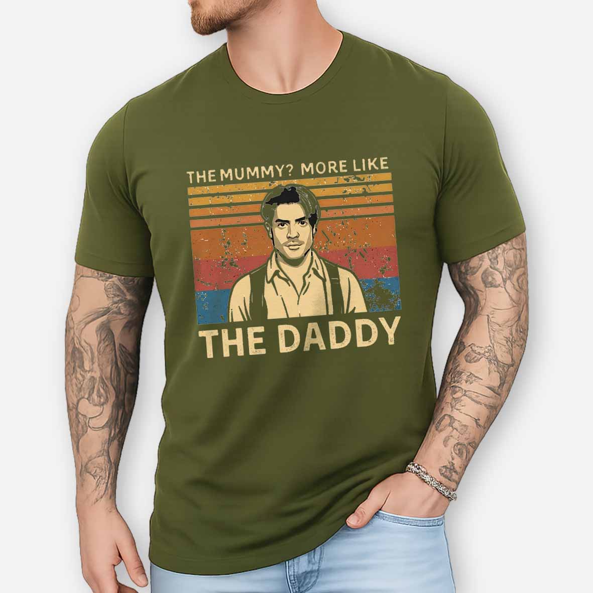 Maturelion The Mummy More Like The Daddy Cotton T-shirt