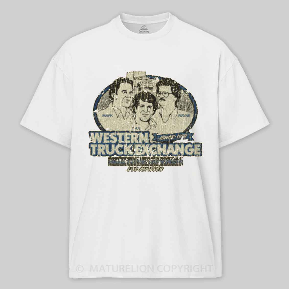 Maturelion Western Truck Exchange Cotton T-shirt