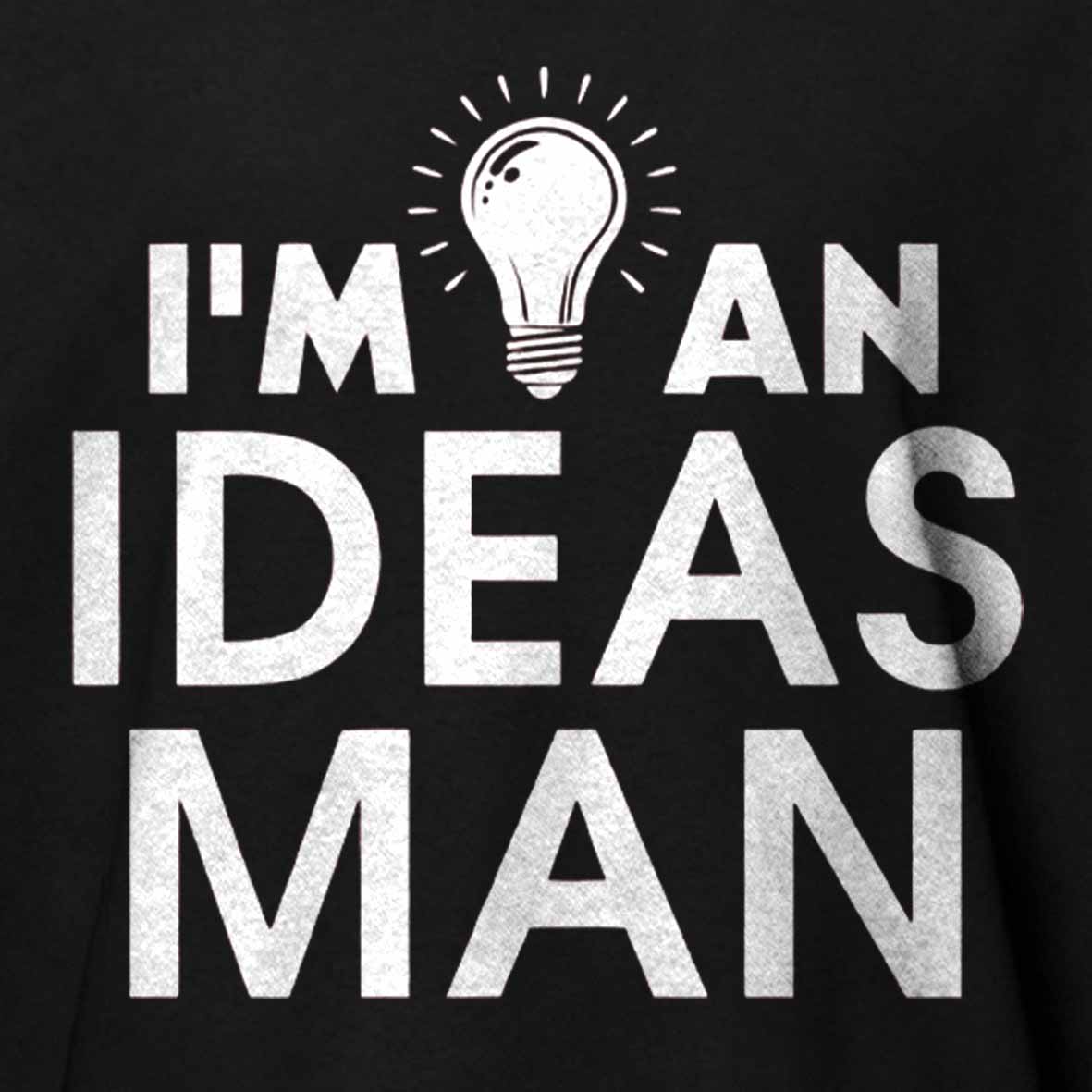 Maturelion I'm An Ideas Man - Funny Dad Joke Quote Cotton T-shirt