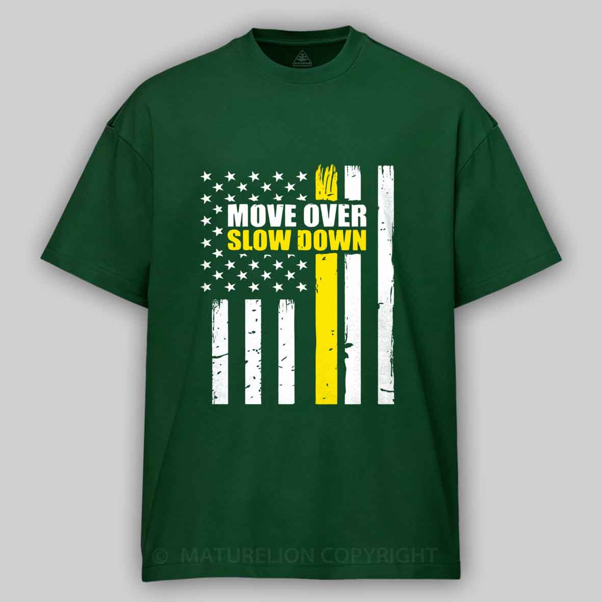 Maturelion Tow Truck Driver Move Over Slow Down Cotton T-shirt