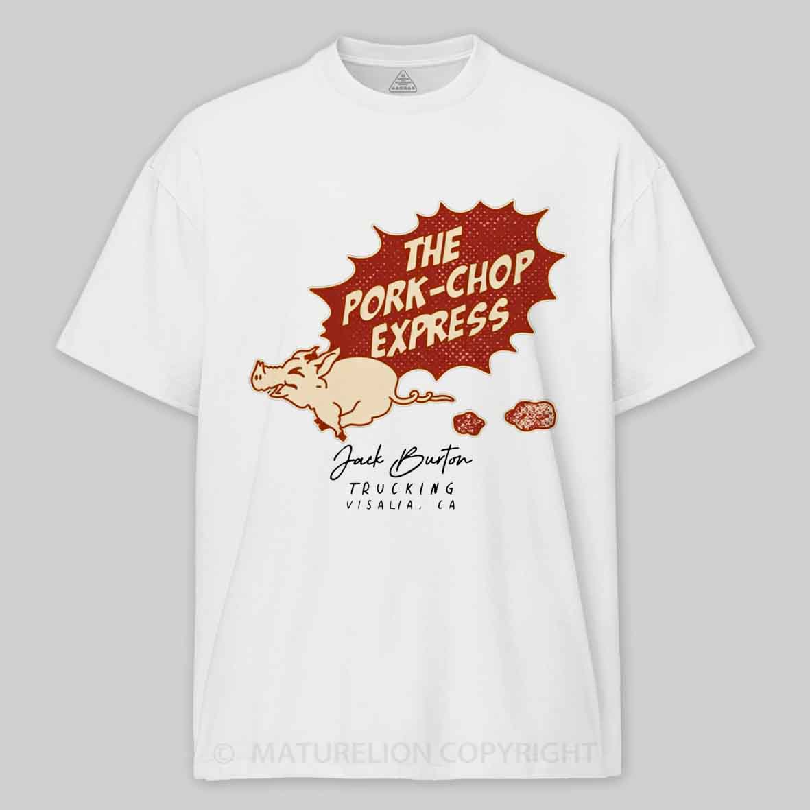 Maturelion The Pork Chop Express Vintage Cotton T-shirt