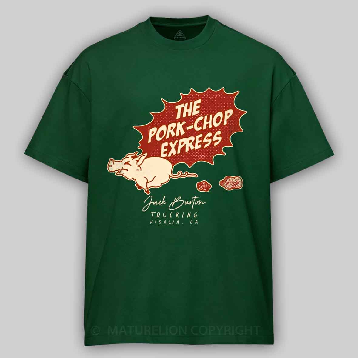 Maturelion The Pork Chop Express Vintage Cotton T-shirt