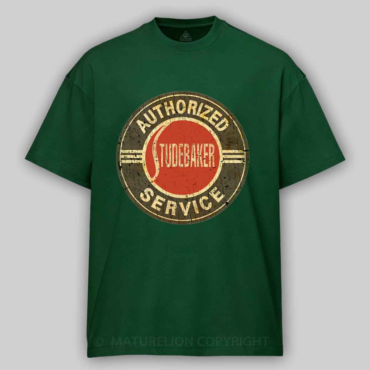 Maturelion Authorized Studebaker Service - Vintage Style Cotton T-shirt