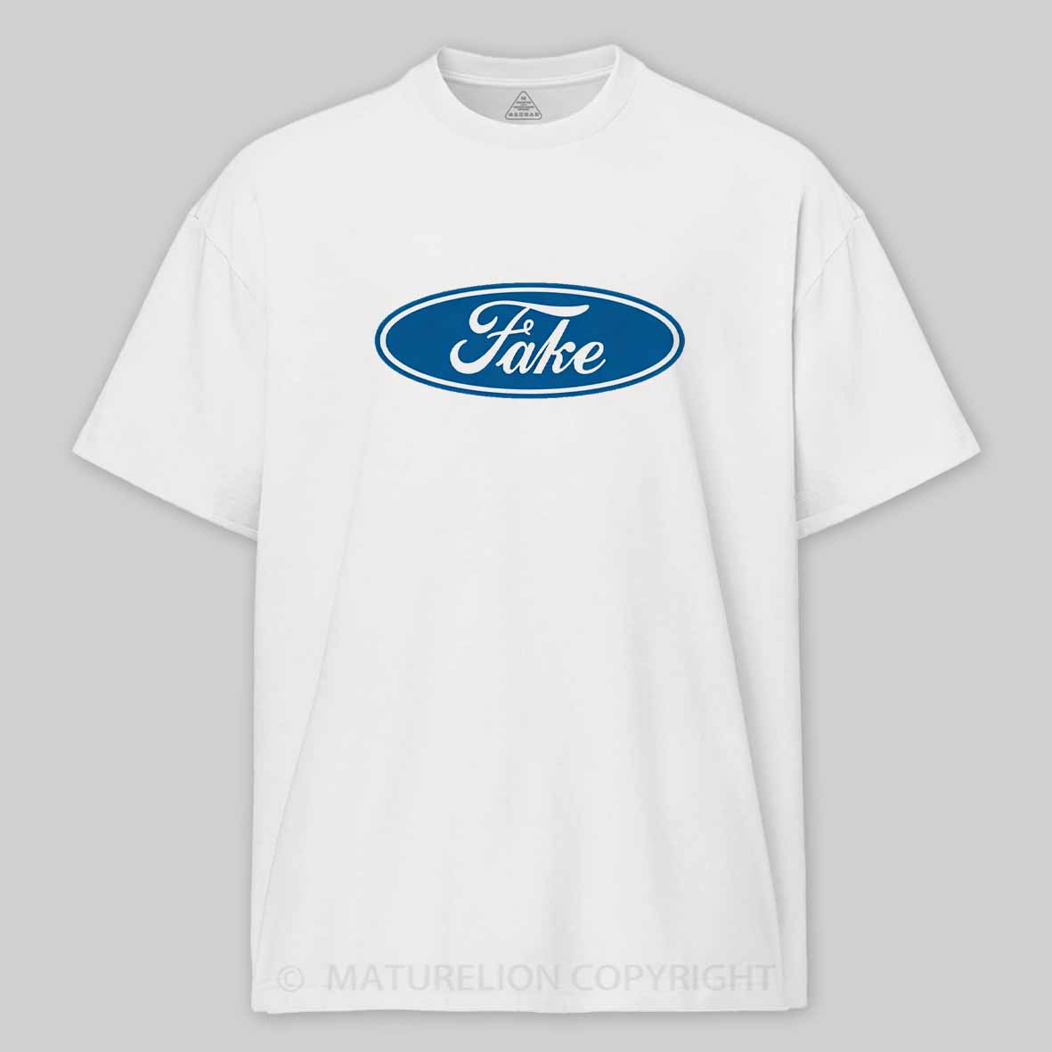 Maturelion Fake Parody Of Ford Cotton T-shirt