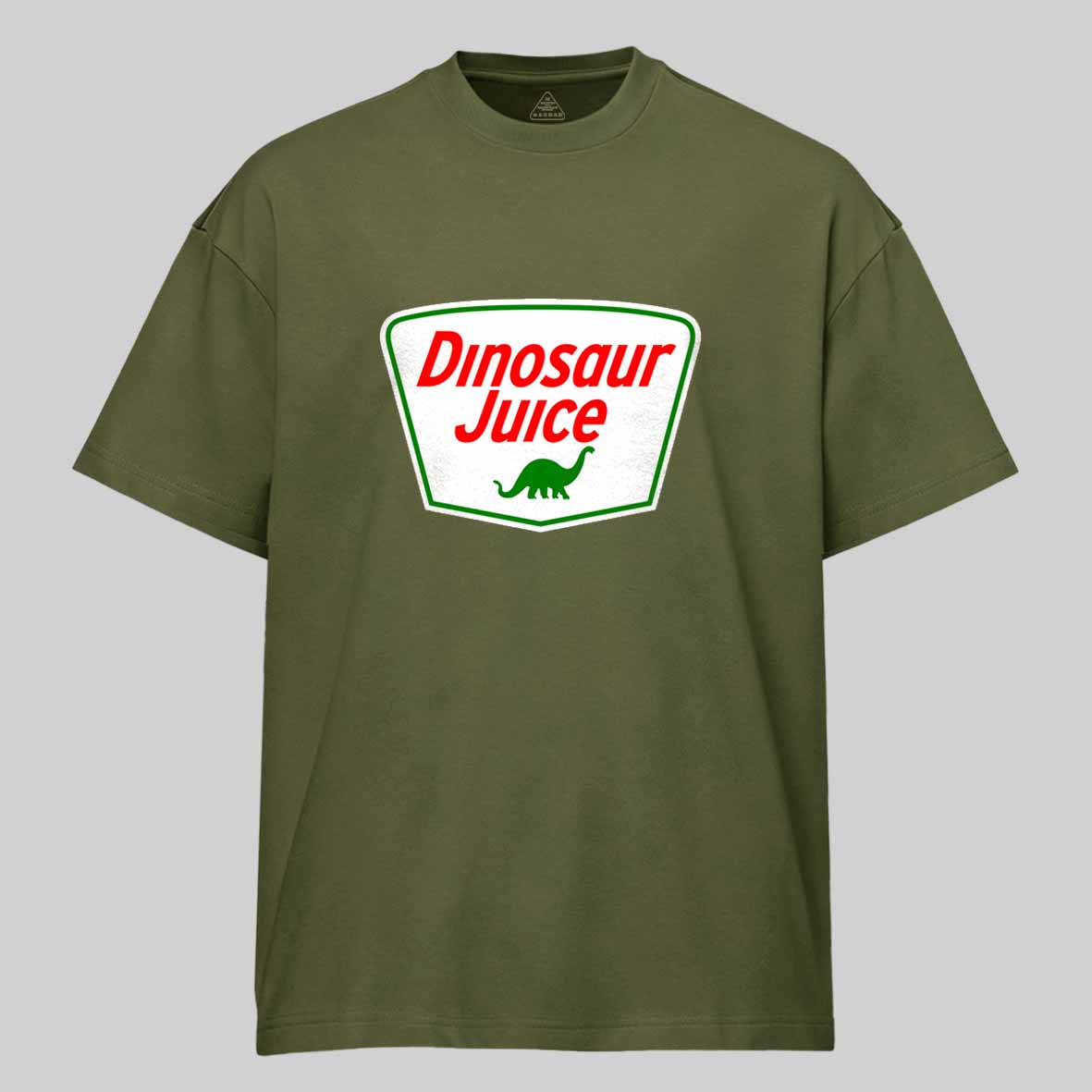 Maturelion Dinosaur Juice - Parody Oil Company Logo Cotton T-shirt