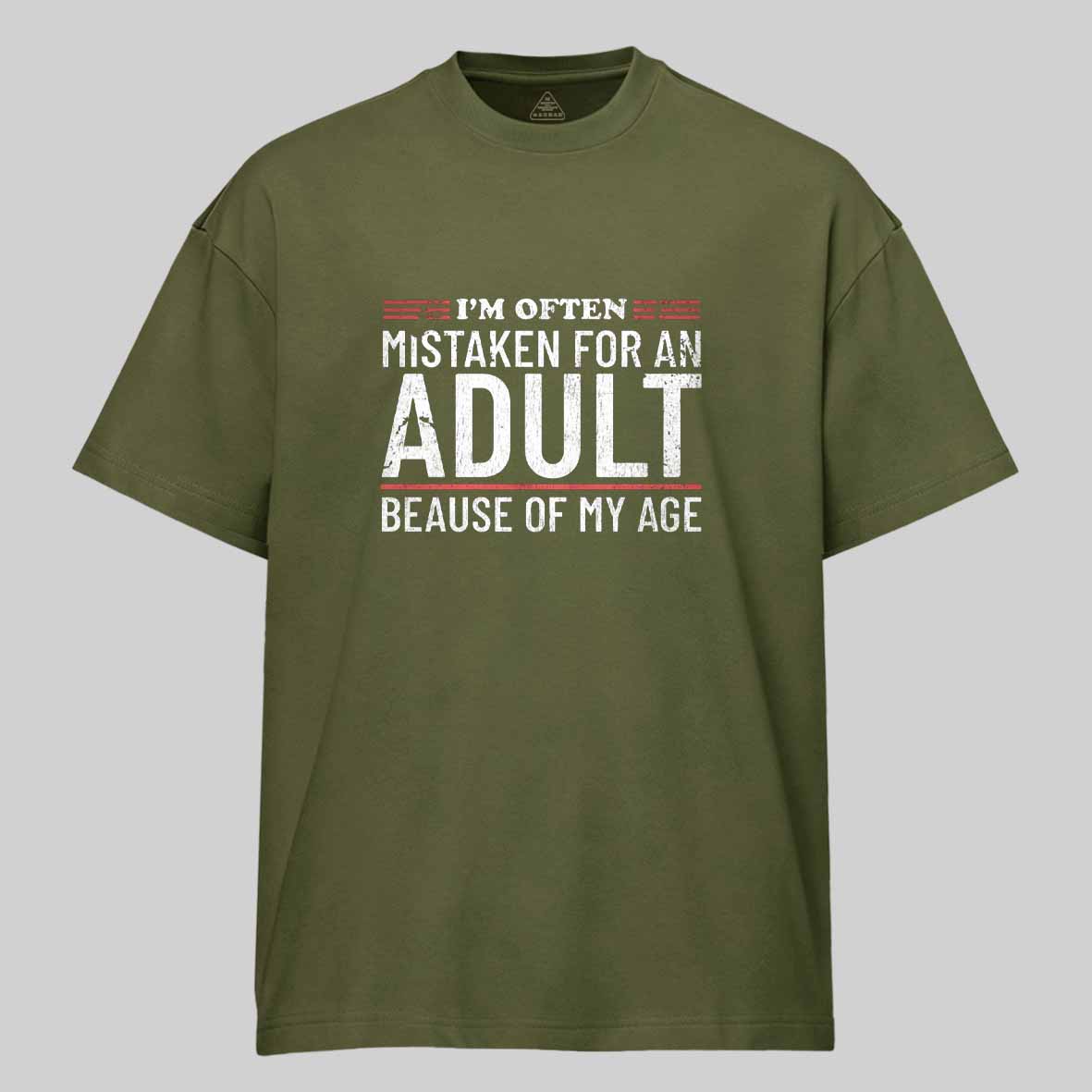 Maturelion I'm Often Mistaken For An Adult Because Of My Age Cotton T-shirt