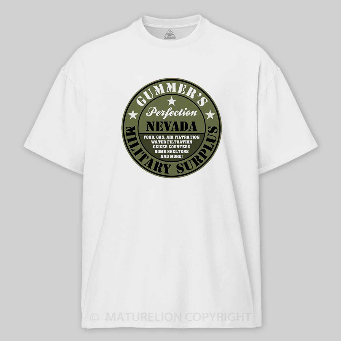 Maturelion Gummer's Military Surplus Cotton T-shirt