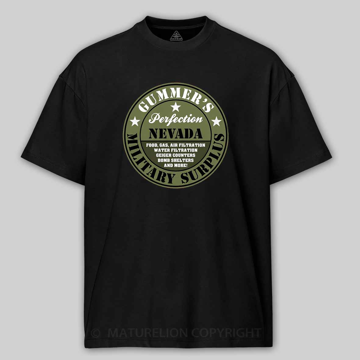 Maturelion Gummer's Military Surplus Cotton T-shirt