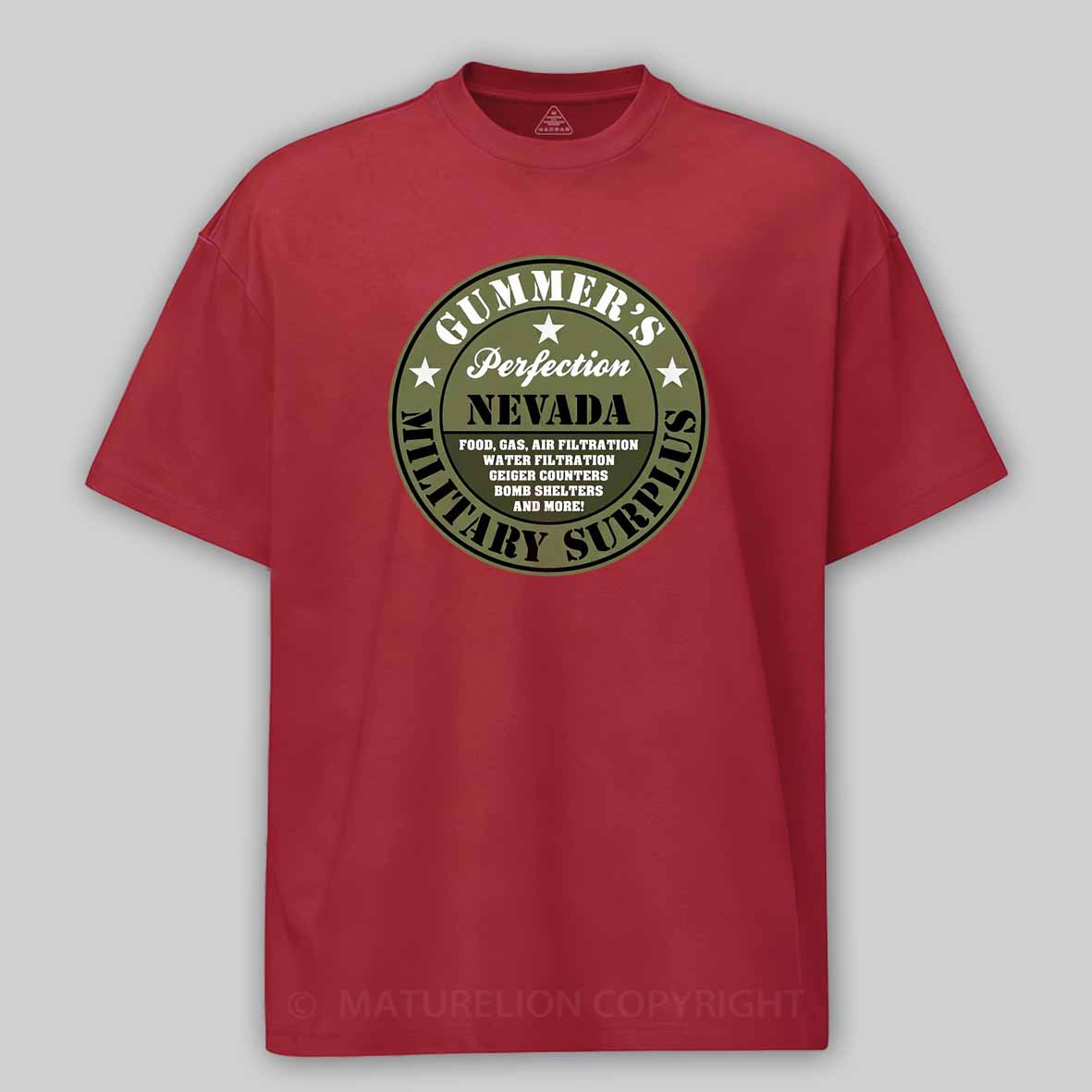 Maturelion Gummer's Military Surplus Cotton T-shirt