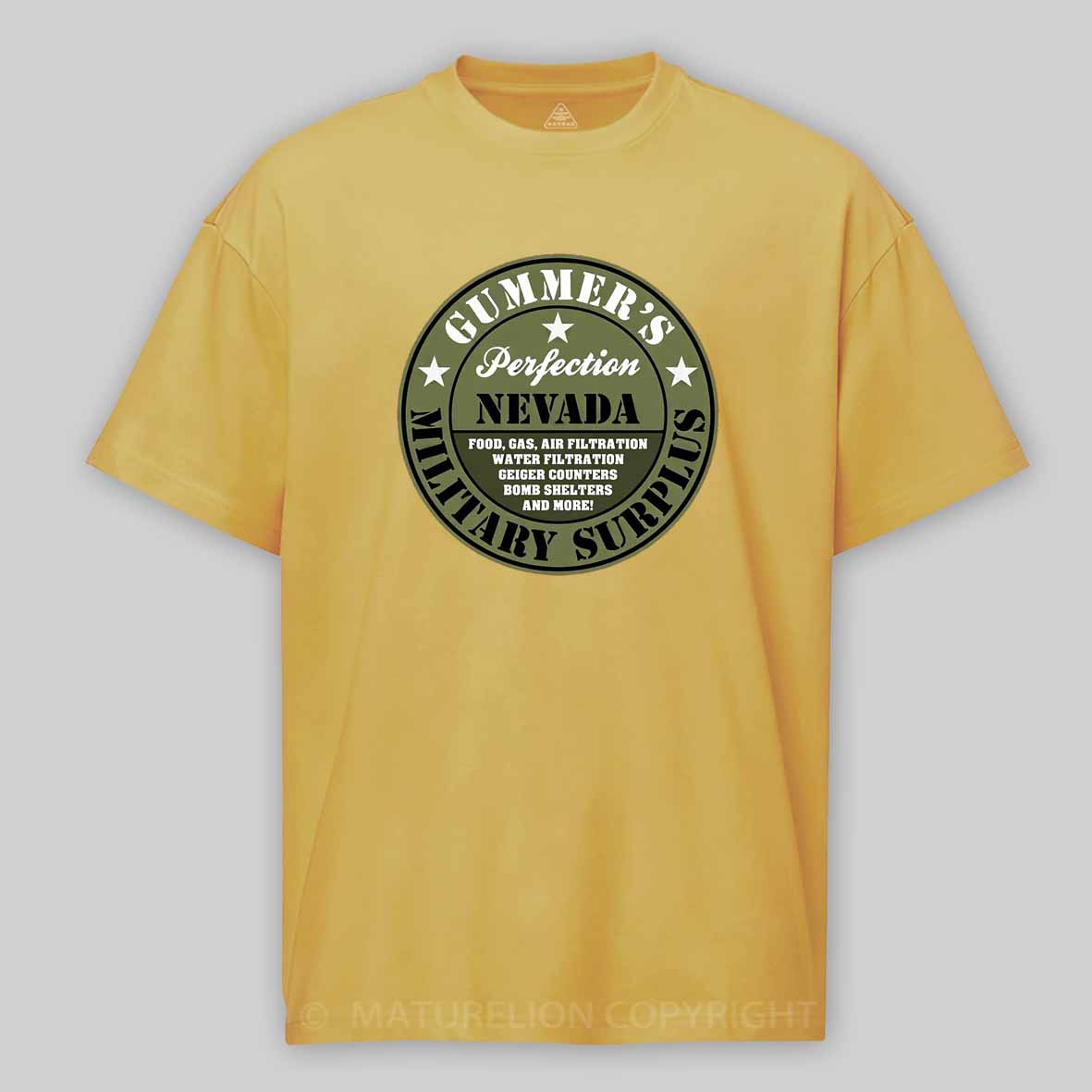 Maturelion Gummer's Military Surplus Cotton T-shirt