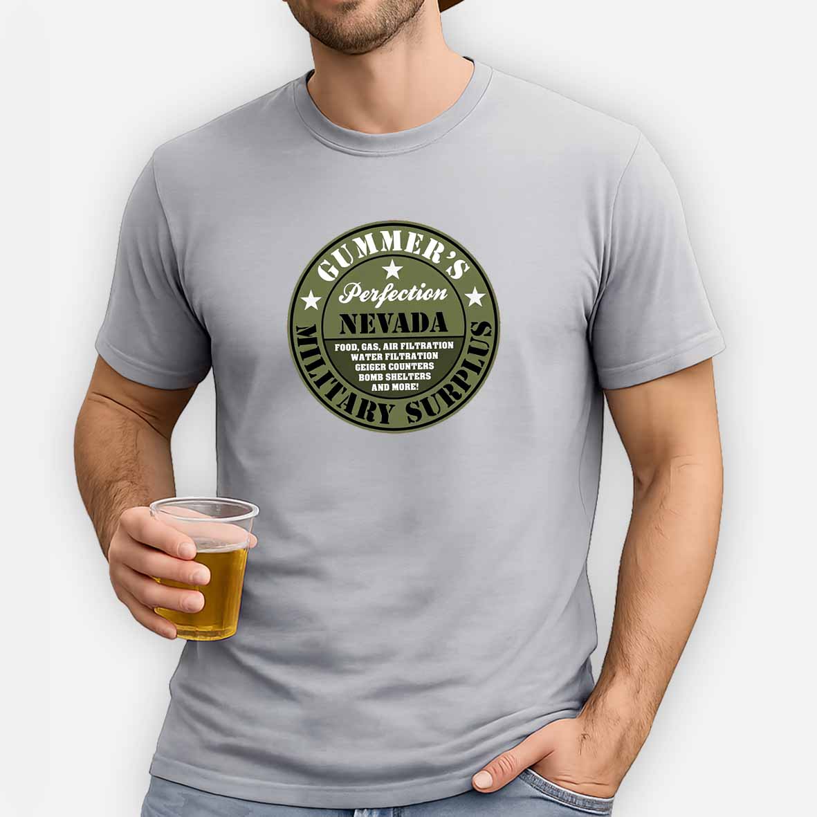 Maturelion Gummer's Military Surplus Cotton T-shirt