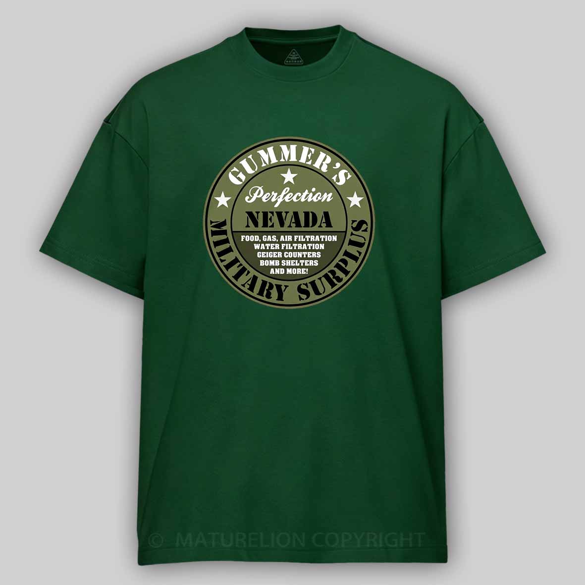 Maturelion Gummer's Military Surplus Cotton T-shirt