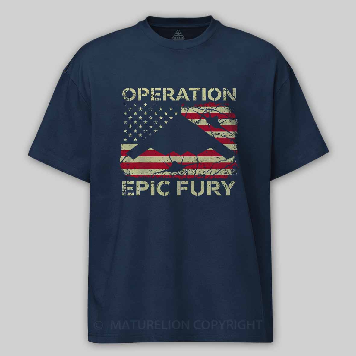 Maturelion Operation Epic Fury Cotton T-shirt