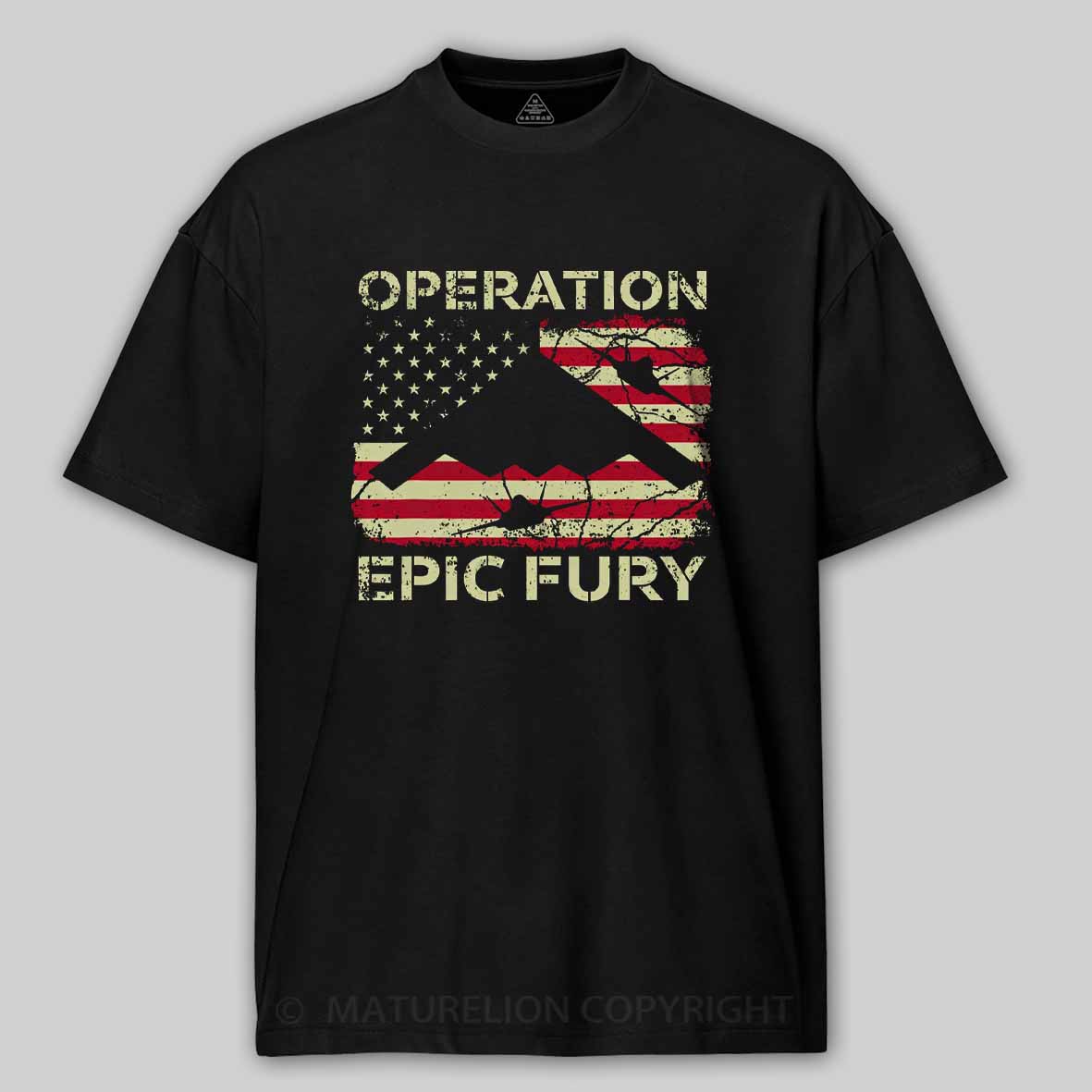 Maturelion Operation Epic Fury Cotton T-shirt