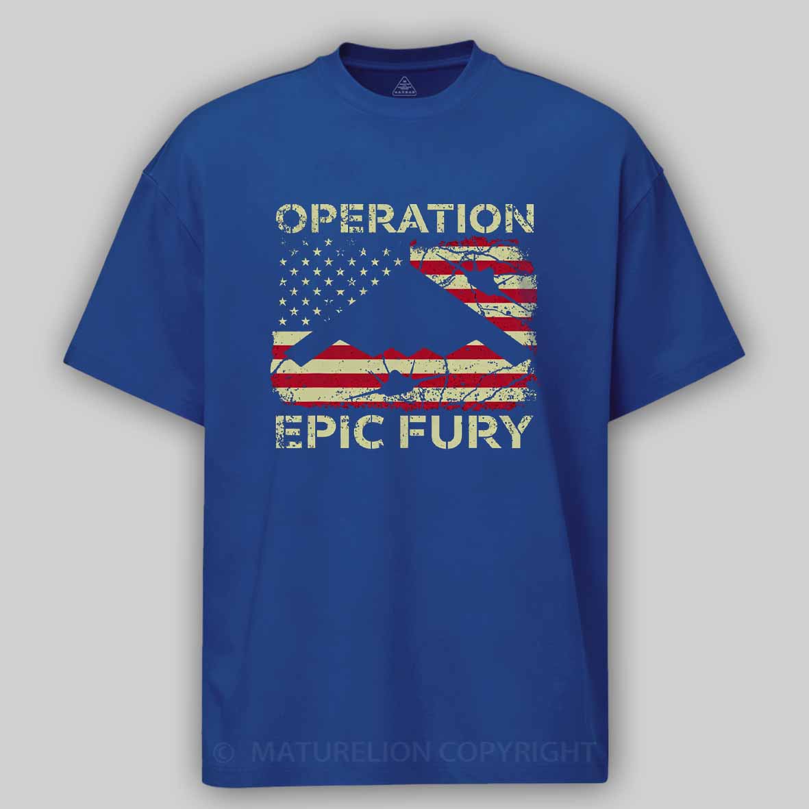 Maturelion Operation Epic Fury Cotton T-shirt