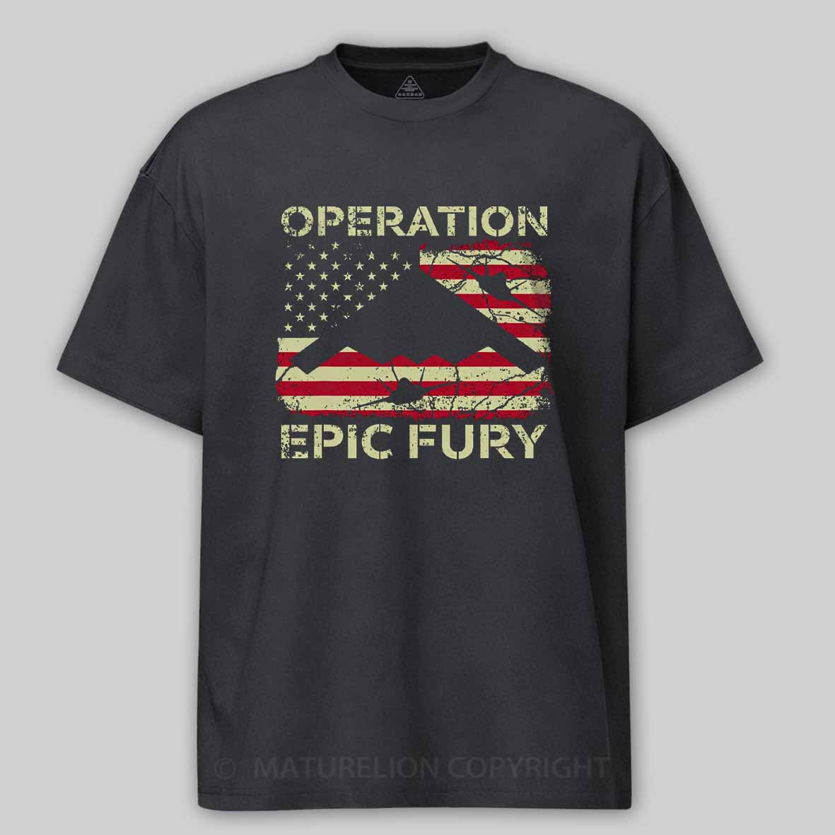 Maturelion Operation Epic Fury Cotton T-shirt